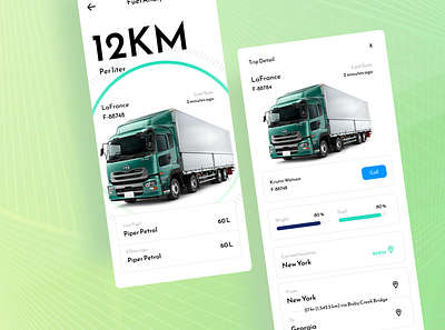 Truck Booking and Monitoring app branding design graphic design logo typography ux