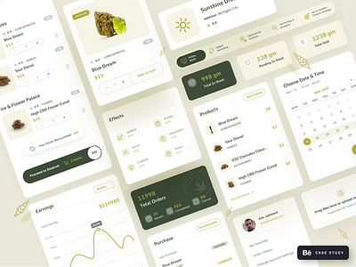 My Remedy Web App - Behance UX/UI Design Case Study cannabis design dashboard design design system full product design health app persona product design product designer product page uidesign user interface design uxdesign uxui web app web product website design