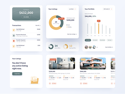 Equity Product Design Elements blockchain component design equity application design graph home equity house listings offers portfolio product product design product design elements product designer product page product ux products progress bars uiux wallet