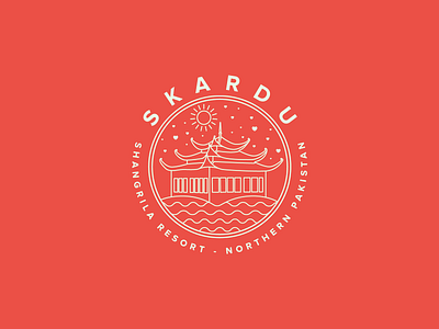 Skardu, Northern Pakistan Sticker brand design brand identity branding city logo creative dribbbleweeklywarmup pakistan