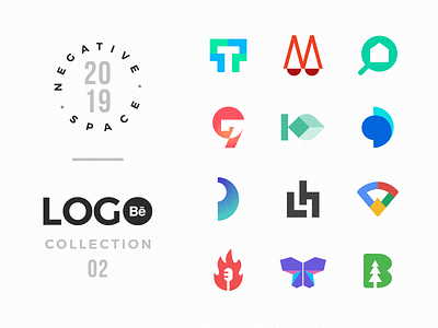 Negative Space Logo Collection at Behance