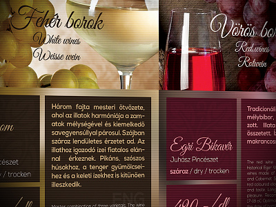 Wine list - WIP ci corporate elegant identity list photoshop print red rose white wine