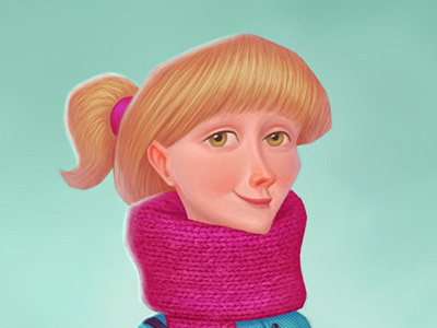 Girl cartoon character