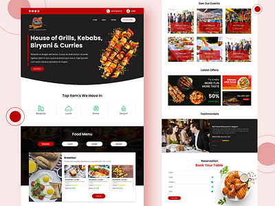 Restaurant Landing Page(Desi Tadka) desgin food homepagedesign onlinefoodorder web website design