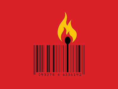 Does your brand need a spark? animation barcode brand creative fire matches red spark