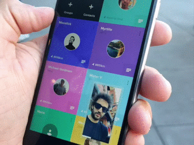 How to record a message on Tribe. chat facetime gif grid material photo record square video