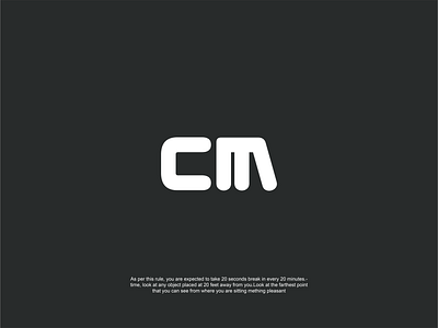 C M Logo by Haris Sajid on Dribbble