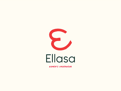 Ellasa – Logo Design branding dress e commerce logo shop shopping sleep type typography woman women