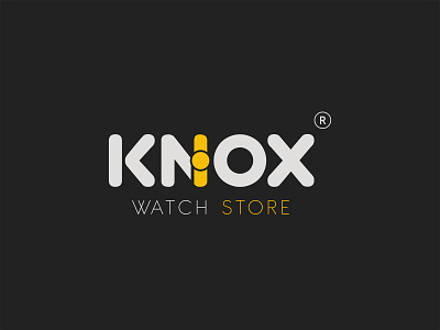 Knox branding design icon logo minimal type typography vector