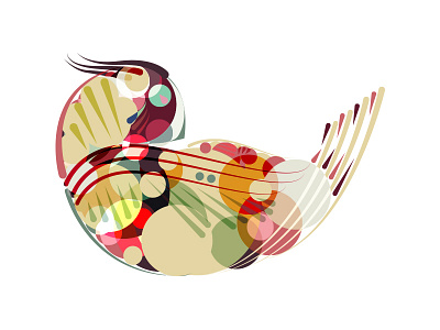 Abstract Bird 2 abstract art bird color colour design digital illustration vector