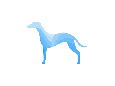 Greyhound digitalart dog greyhound icon illustration logo lurcher vector vectorart whippet
