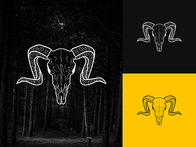 Skull illustration 💀 black buck clean dear design designer drawing graphic graphic design illustration illustrator lines simplistic skull skullhead vector