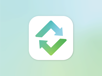 DailyUI :: 005 - App icon 005 app icon branding dailyui dailyui 005 greens illustrator logo recycle