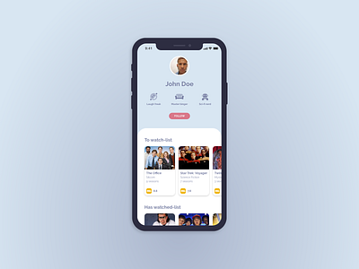 DailyUI :: 006 - Profile page adobexd app dailyui dailyui 006 profile page ui