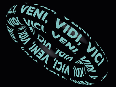 Veni Vidi Vici branding design graphic design illustrator letter logo type type of the day typography vector