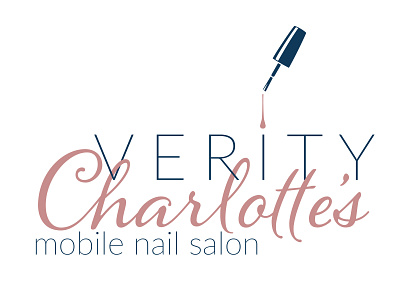 Verity Charlotte's Logo brandidentity branding design graphic design graphicdesign graphics hireme logo logodesign logotype type typography vector