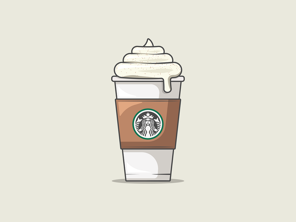 Starbucks Coffee Pumpkin Spiced Latte by Stephen Johnson on Dribbble