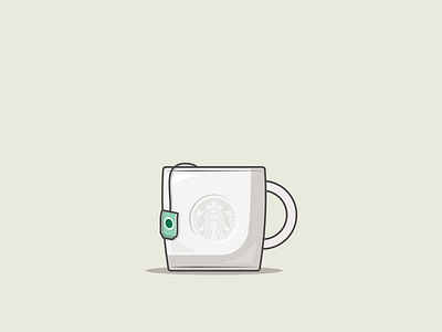 Starbucks Coffee | Mint Majesty Tea adobe illustrator branding coffee cup design frappuccino graphic design iced illustration starbucks tea to go vector