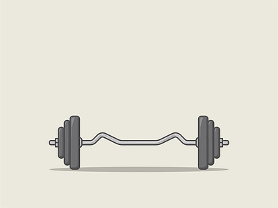 Gym | EZ curl bar adobe design fitness graphic gym illustration illustrator