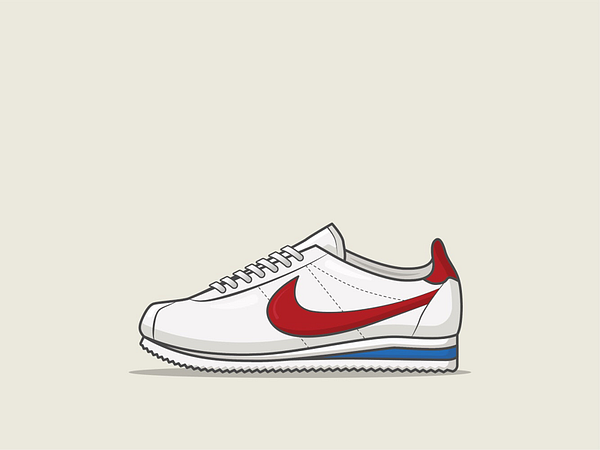 cortez shoes cartoon