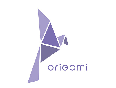 Origami Dev logo adobe illustrator draw digital art illustration logo origami vector art