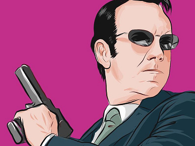 Agent Smith = "Get this man!" agent smith anagram celebrity anagrams davezilla illustration ipad pro the matrix