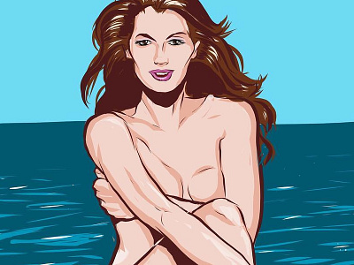 Daisy Fuentes = Yes, I fast nude! adobe illustrator draw anagram apple pencil cartoon celebrity anagram daisy fuentes davezilla illustration nude