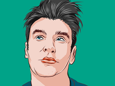 Morrissey digital art illustration morrissey pop star