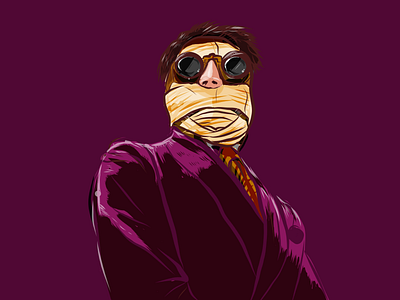 The Invisible Man adobe illustrator draw digital art illustration