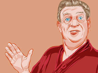 Comedian, Rodney Dangerfield adobe illustrator draw anagram celebrity anagrams comedian digital art illustration respect vector