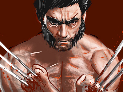 Wolverine comics digital art illustration marvel comics wolverine x men