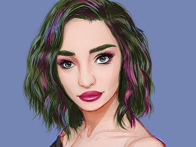 Emma v2 cute girl illustration sexy woman