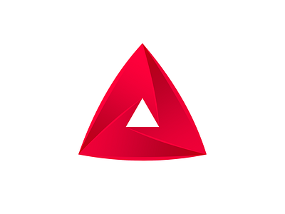 Triangle affinity designer colors form gradient red shadow triangle