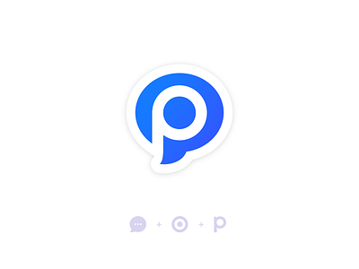 Pukka Rebranding app brand design branding chat chat app icon logo logodesign logotype mark messaging monogram pukka symbol