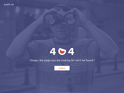 Sush.io 404 page