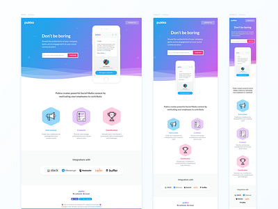 Pukka Landing Page By Kevin Cdnc On Dribbble