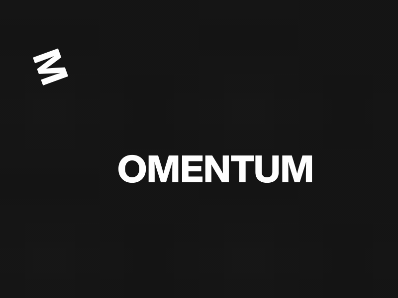 momentum 01 after effects black and white design kinectic typography loop motion motion graphics type typography