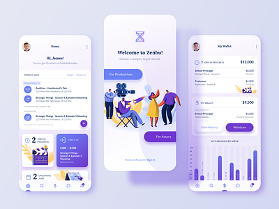 Zenbu Mobile App - UX/UI design