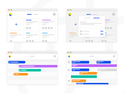 Roadmap Product Illustrations clean colorful illustrations product roadmap simple timeline