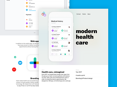 Case Study: Healr android app case clean health ios layout simple study