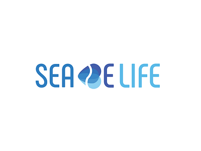 Logo Sea Be Life blue graphic logo logotype logotypedesign medical ocean sea