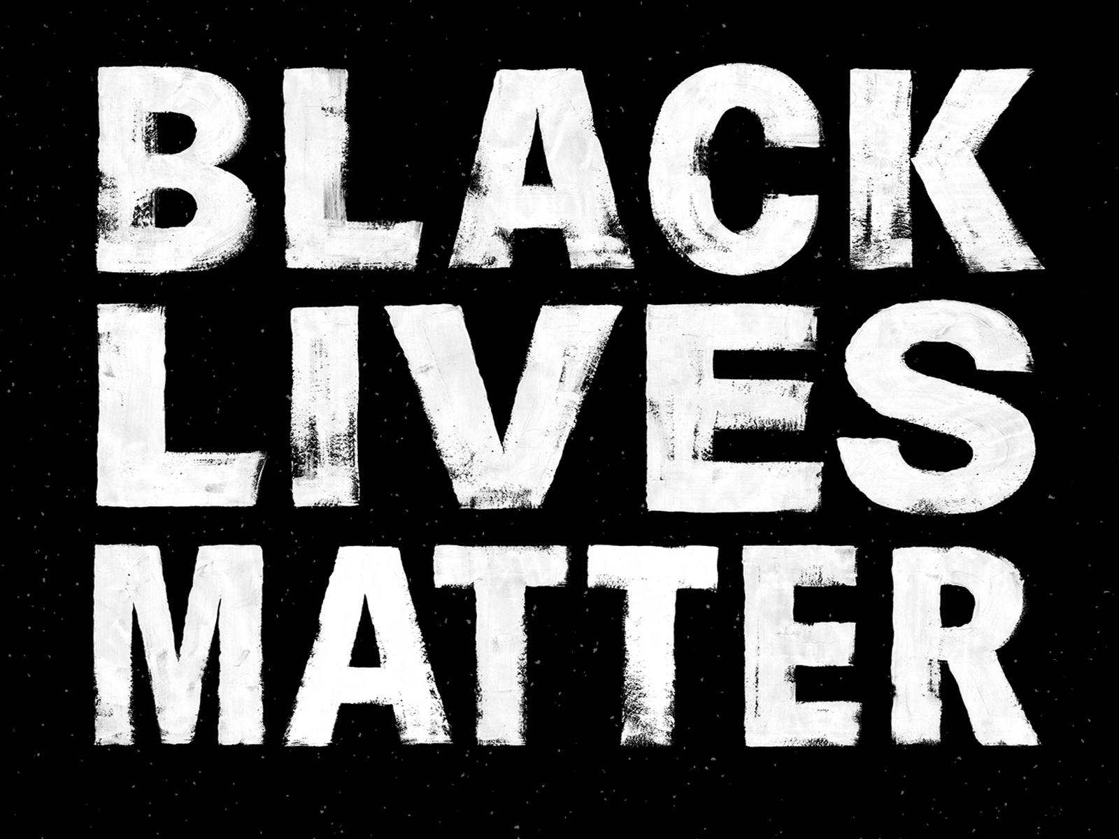 Black Lives Matter black lives matter brush design dry brush lettering sign painting texture typography