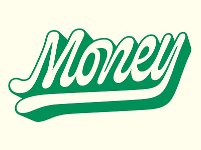 Money branding custom custom type lettering logo logotype round rounded script sumptuous type