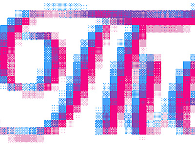 Bitmap Script bitmap lettering pixel script