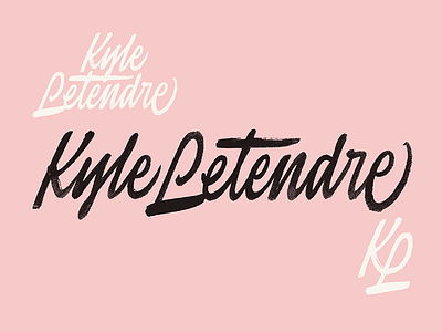 Branding update branding brush lettering lipstick personal pink script texture typography