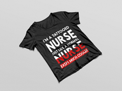 Nurse typography t-shirt design