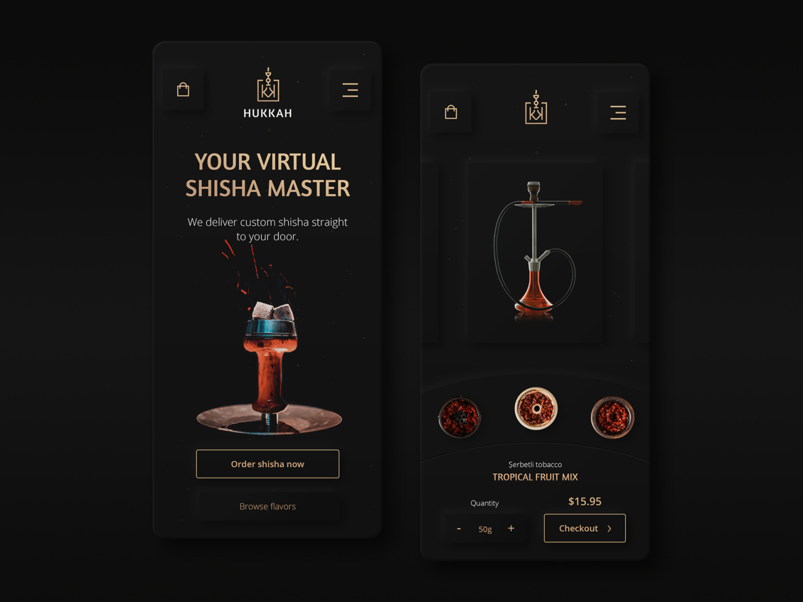 Hukkah Hookah Delivery Web App By Julian Blanari On Dribbble