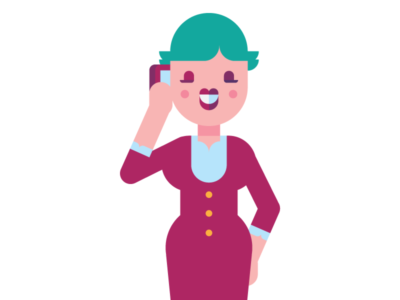 Businesswoman. by Tyler Nickell on Dribbble