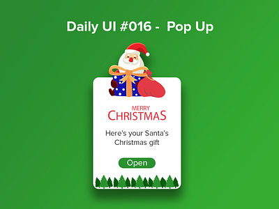 Daily UI  Challenge #016 - Pop Up