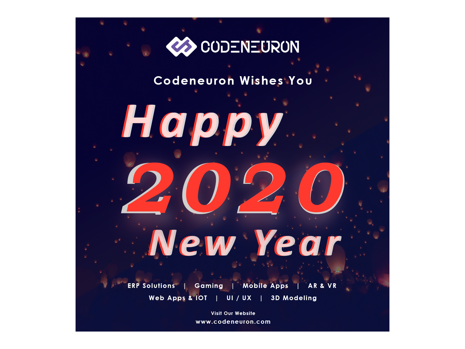 2020 New Year Poster By Sathya Narayanan On Dribbble